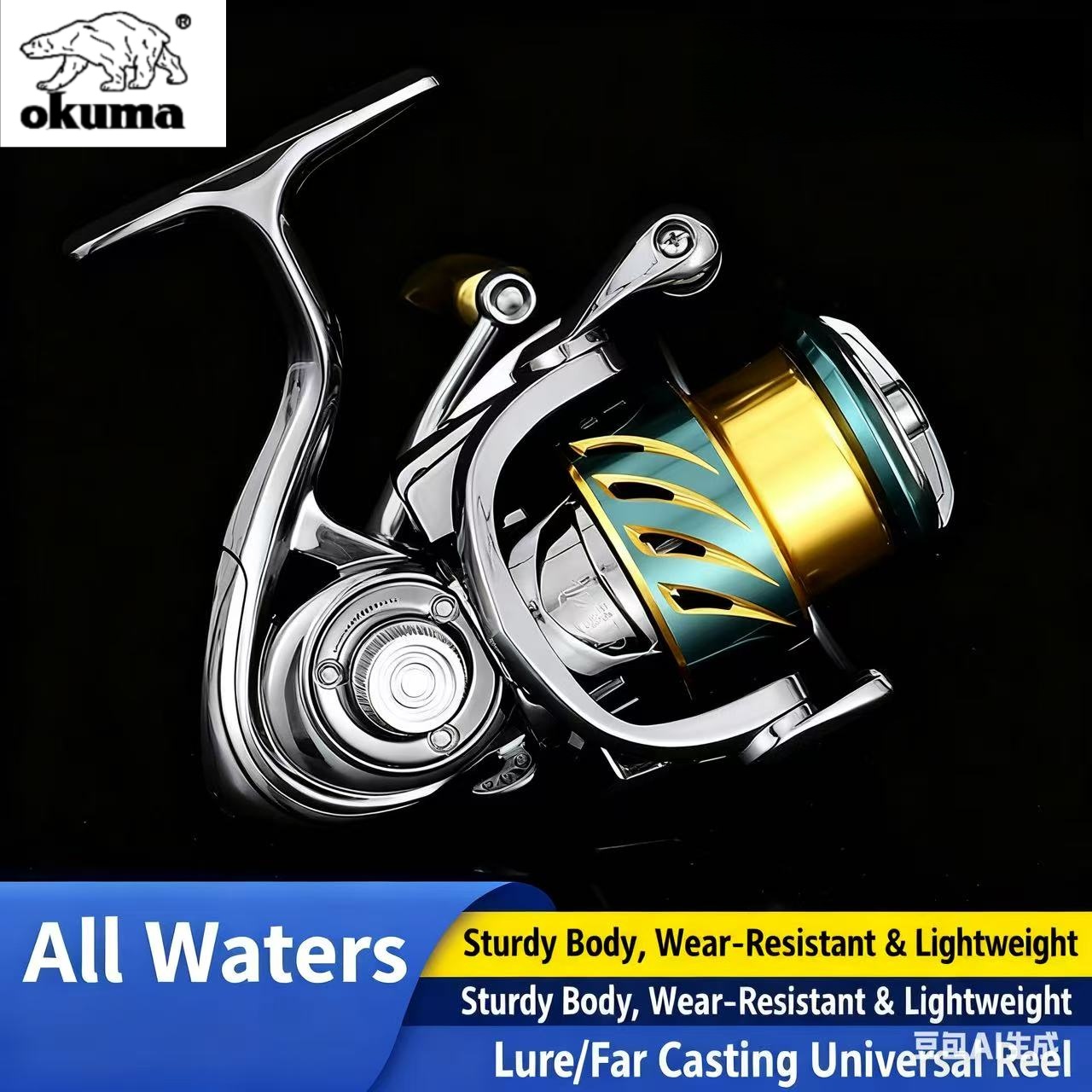 Okuma Fishing Tackle Spinning  - Kastking Reel Zephyr review and price